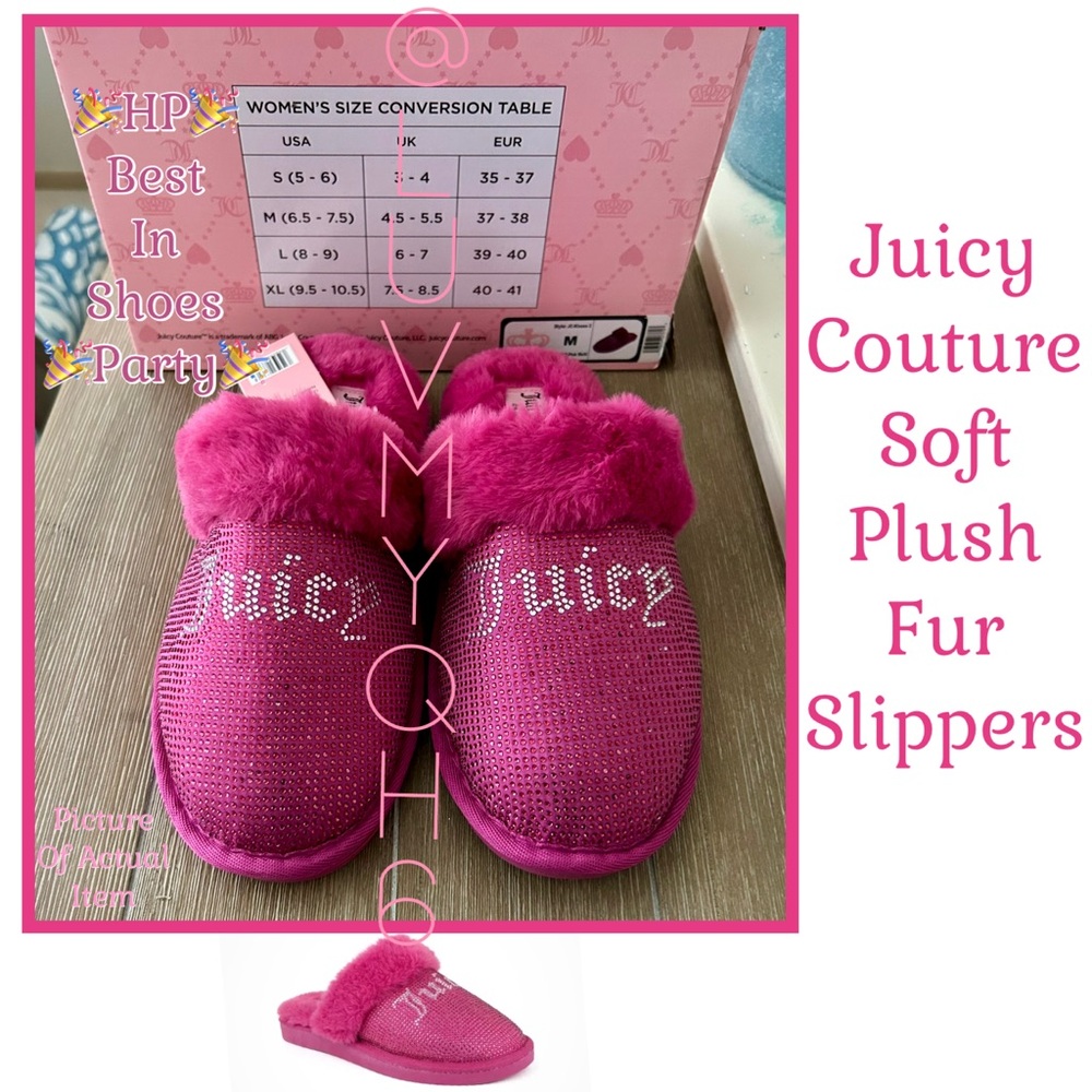 Juicy Couture Slippers🎉2X HP🎉